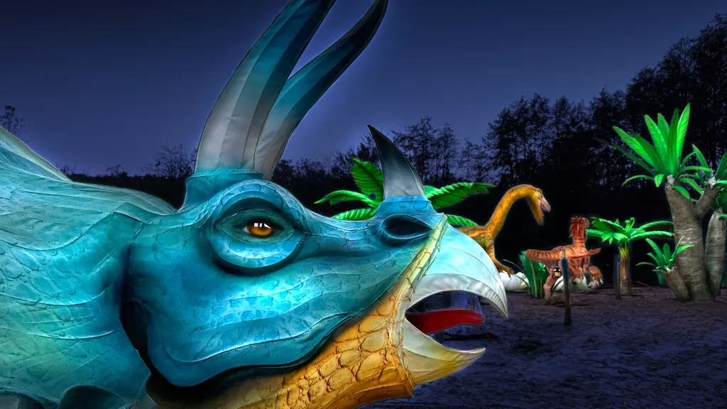 Lichterfestival Dino