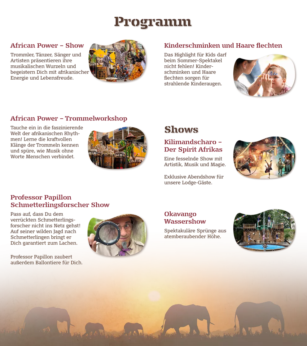 Sommer-Spektakel Programm 2025