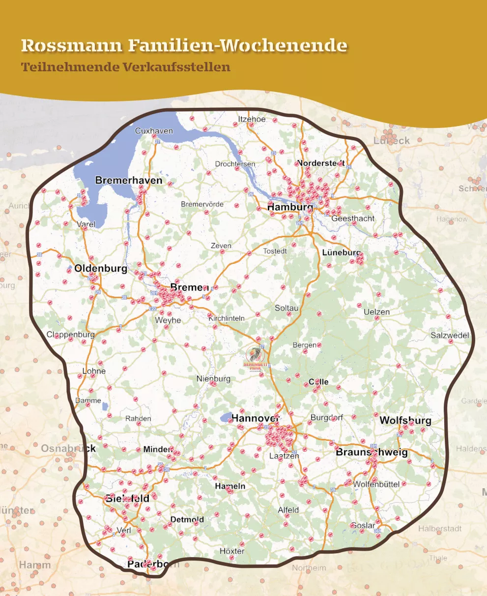 SGP_RossmannFamilien-Wochenende_2026_TeilnehmendeFilialen_Karte